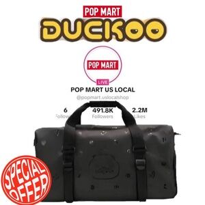 Black Duffel Bag - Duckoo
